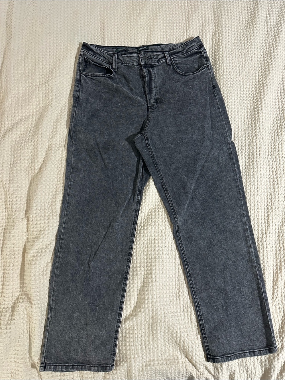 wild fable Wide Straight Leg Jeans in Washed Black